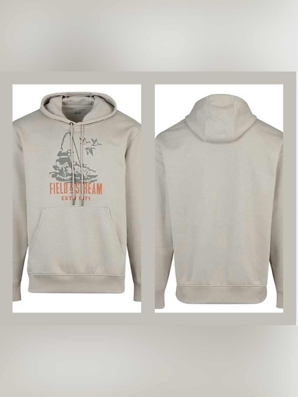 Field & Stream Men's Fisherman Hoodie
 Sweatshirt Size-Large NWT